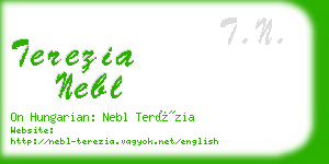 terezia nebl business card